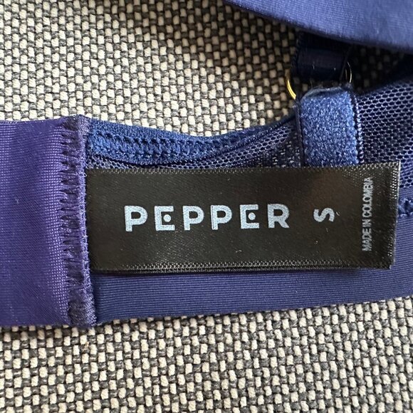 Pepper Limitless Wirefree Scoop Bra - Marino - Small - New Without Tags NWOT - Picture 6 of 7